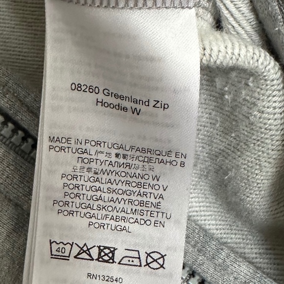 Fjallraven Gray Sweatshirt, zip up, size XS - Picture 4 of 4